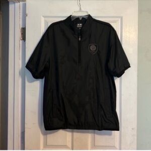 Adidas Golf Black Lightweight Shirt Jacket